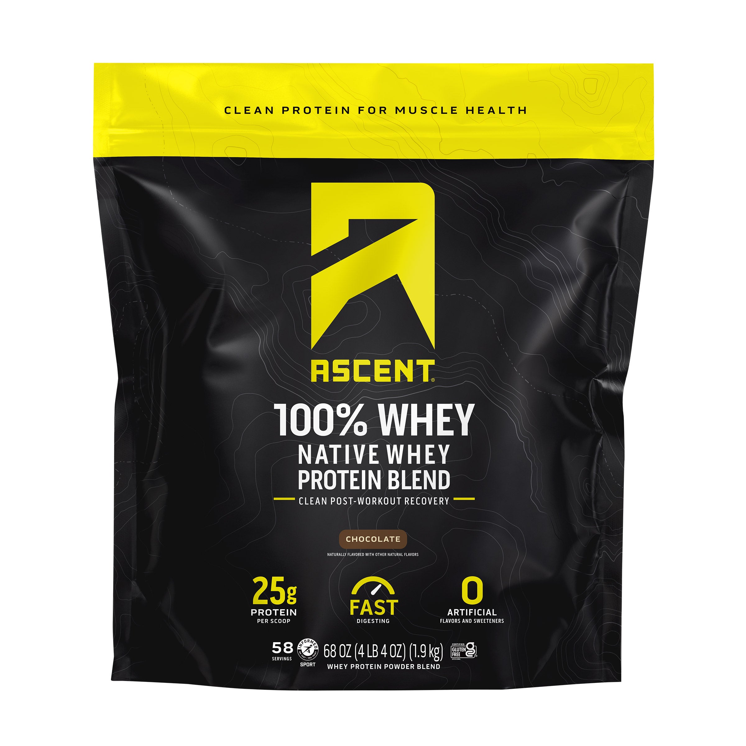 Ascent Native Fuel 100% Whey Protein (Chocolate)