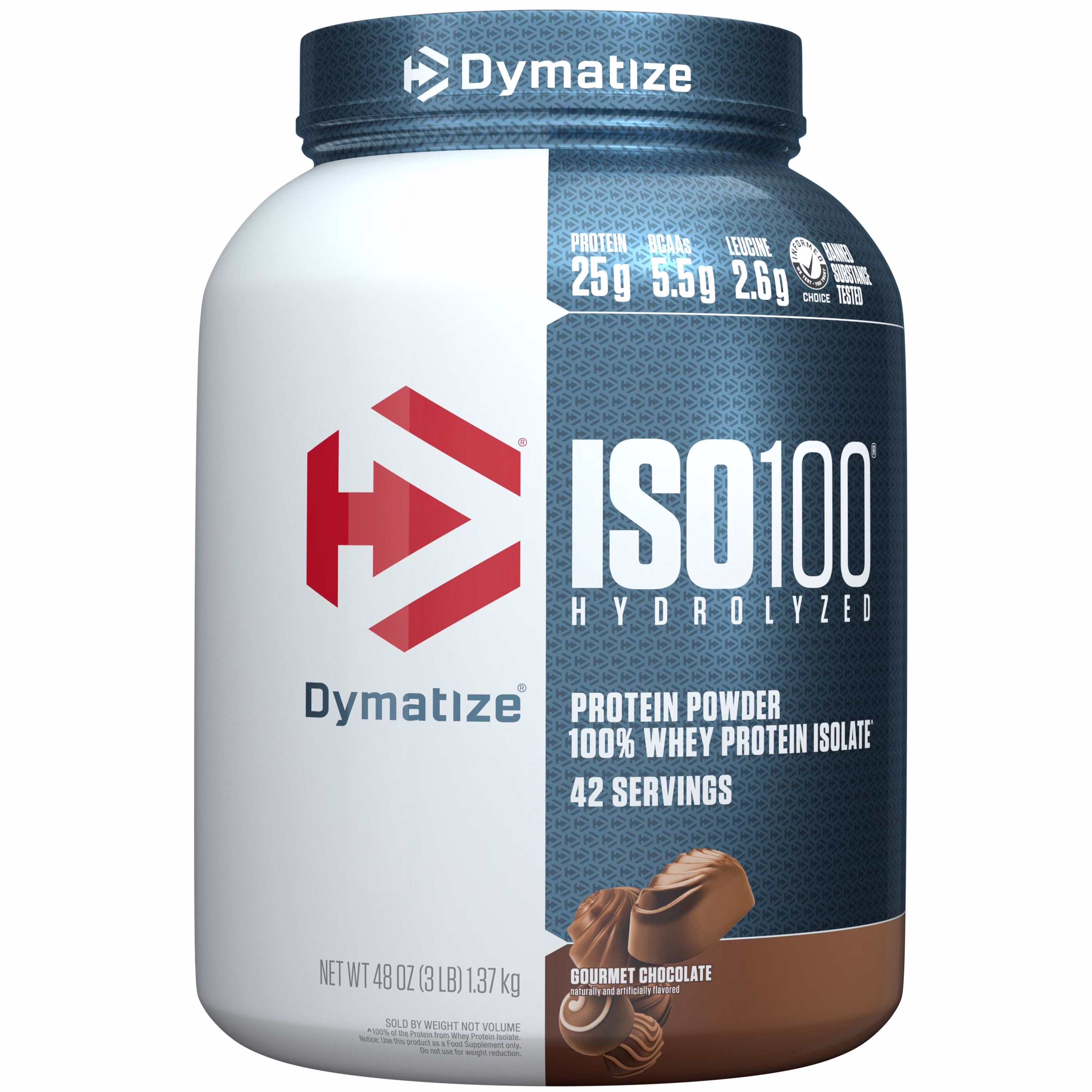ISO100 Hydrolyzed Whey Isolate (Gourmet Chocolate)